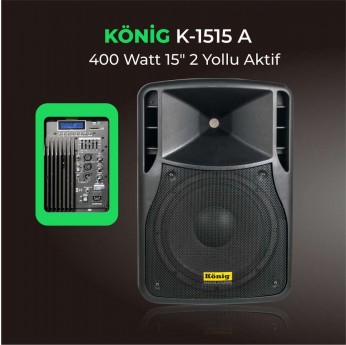 König K-1515 - 15 inç 800W Peak 8 ohm Pasif Kabin Hoparlör - Adet