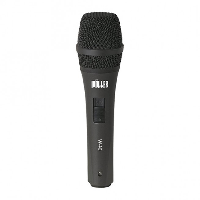 WÖLLER W-40 KABLOLU DİNAMİK EL MİKROFONU