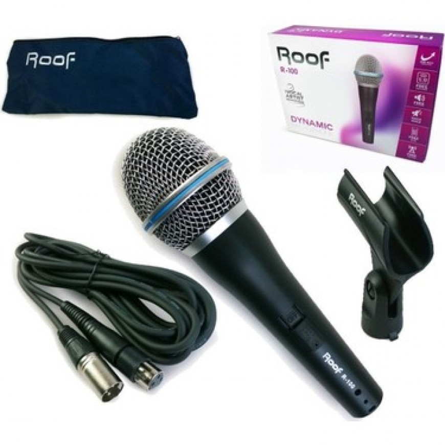 ROOF R–100 KABLOLU  DINAMIC EL MIKROFONU