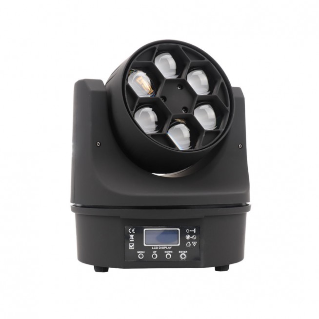 WIEDER WR-213BEE MINI 6x10W 6 SMALL BEE EYE MOVING HEAD LIGHT