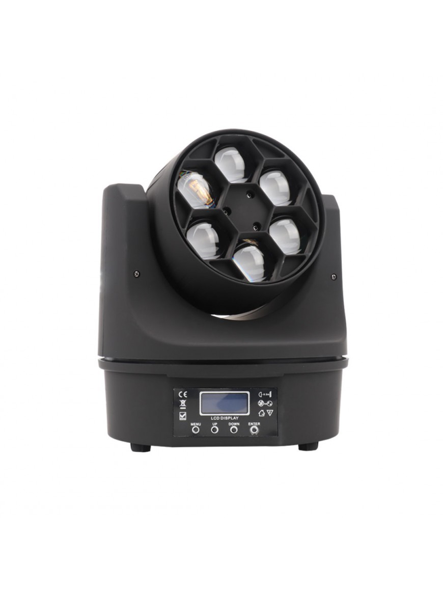 WIEDER WR-213BEE MINI 6x10W 6 SMALL BEE EYE MOVING HEAD LIGHT