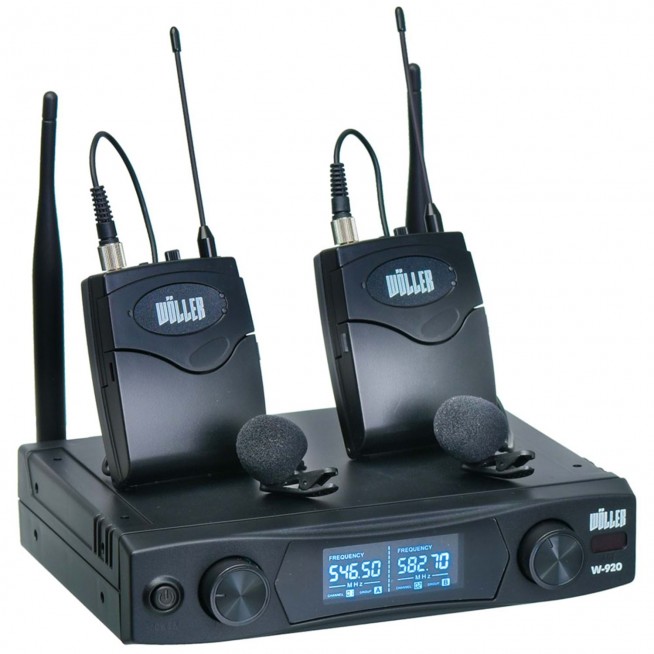 WÖLLER W-920 YY UHF 2 Yaka Kablosuz Mikrofon