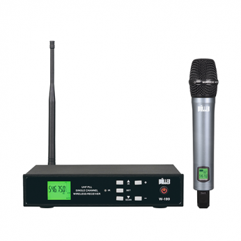 WÖLLER W-199E Tek el Digital Kablosuz Mikrofon 