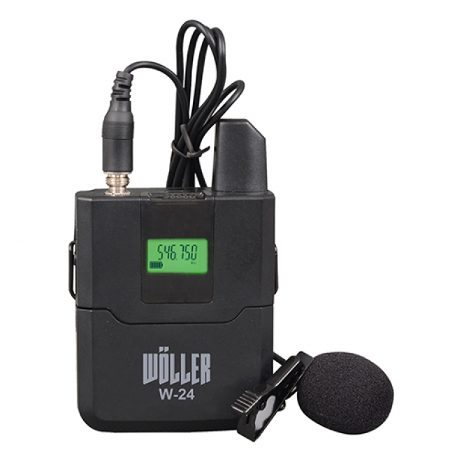 WÖLLER W-24 Yedek Yaka Kablosuz Mikrofon 