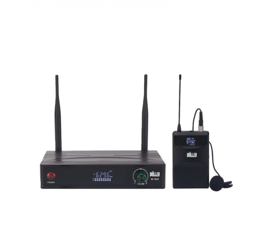 WÖLLER W-850Y TEK KANAL YAKA TELSİZ MİKROFONU