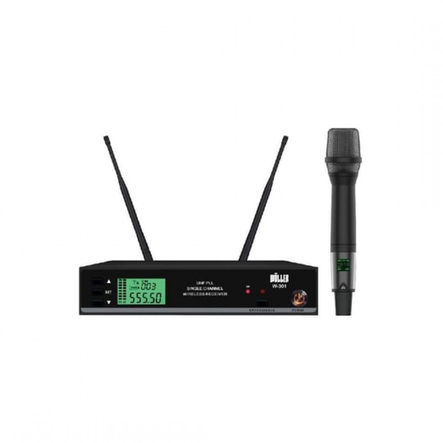 WÖLLER W-301E TEK EL DİGİTAL TELSİZ MİKROFON (ANTİ FEEDBACK TEKNOLOJİ)