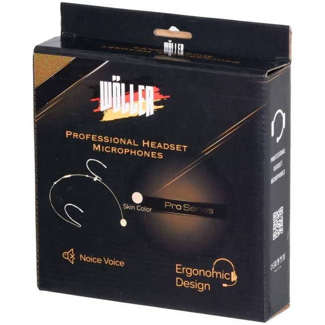 WÖLLER WH-8 Kablolu Headset Mikrofon Mini 3pin xlr
