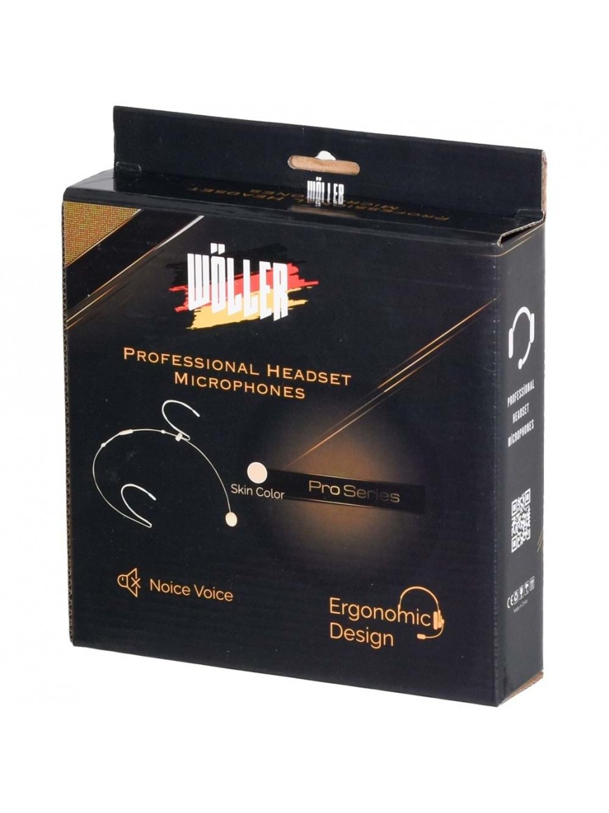 WÖLLER WH-8 Kablolu Headset Mikrofon Mini 3pin xlr