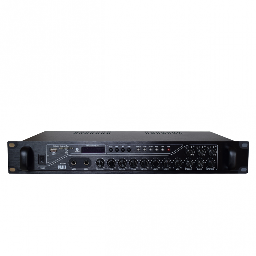 Wöller W-3200 200 Watt 3 Bölge Hat Trafolu Mikser Amplifikatör