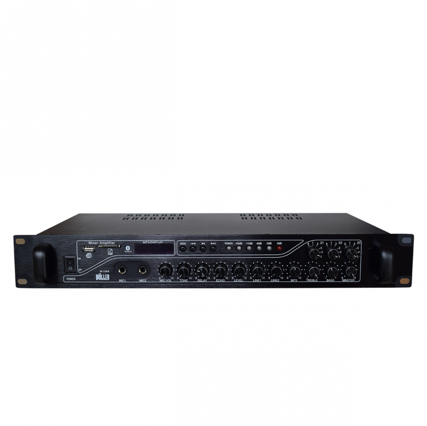 Wöller W-3300 300 Watt 3 Bölge Hat Trafolu Mikser Amplifikatör