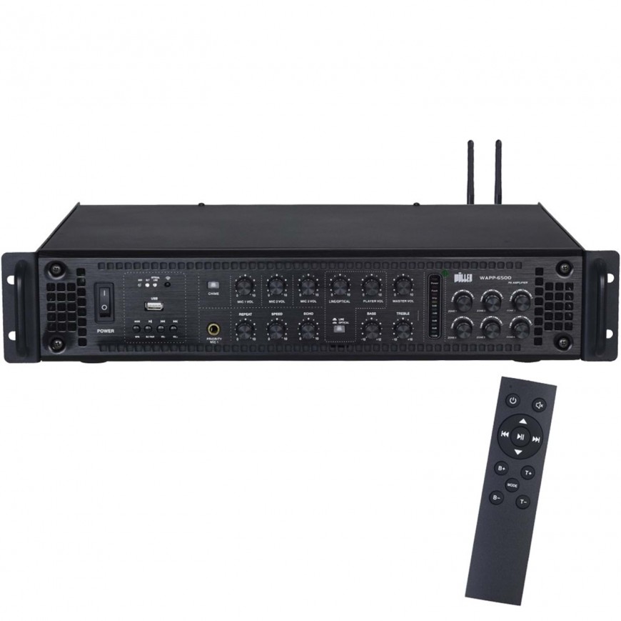 WÖLLER WAPP-6800 800W 100V 6 Bölgeli App Kontrollü Amfi 
