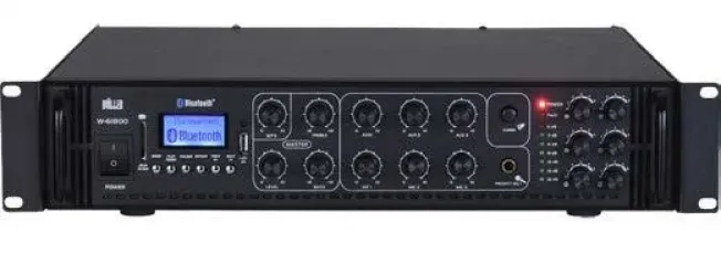 Wöller W-61800 1800W 6 Bölge Hat Trafolu Mikser Amplifikatör
