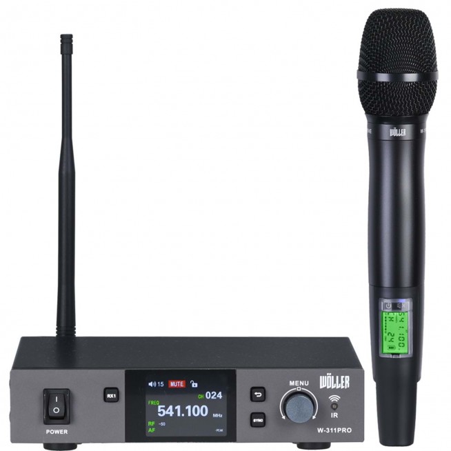 WÖLLER W-311PRO-E TEK EL  DİGİTAL KABLOSUZ MİKROFON 