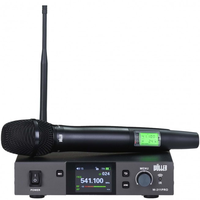 WÖLLER W-311PRO-E TEK EL  DİGİTAL KABLOSUZ MİKROFON 