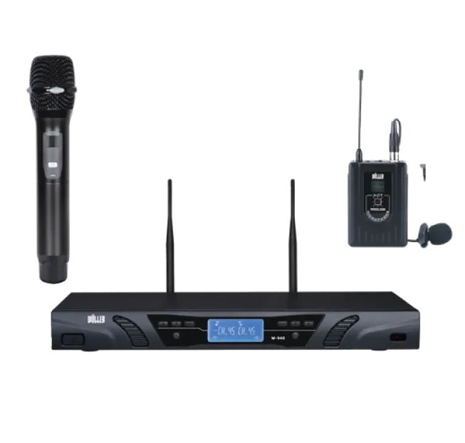 WÖLLER W940EY UHF El+Yaka Telsiz Mikrofon