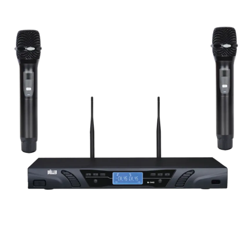 WÖLLER W940EE UHF Çift El Telsiz Mikrofon