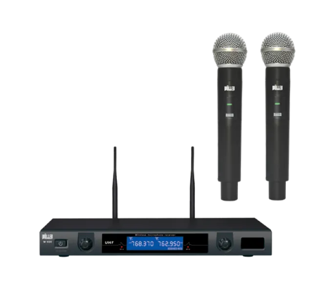 WÖLLER W930EE UHF Çift El Telsiz Mikrofon