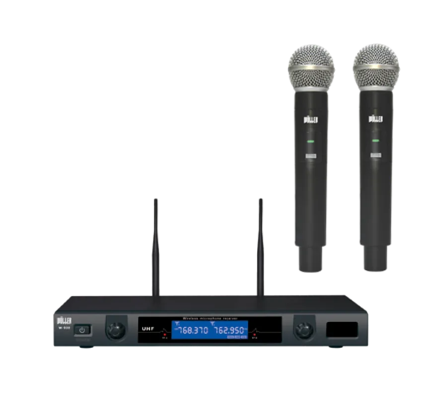 WÖLLER W930EE UHF Çift El Telsiz Mikrofon