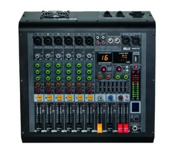 WÖLLER W6R700 6 Kanal 2x350 Watt Power Mixer