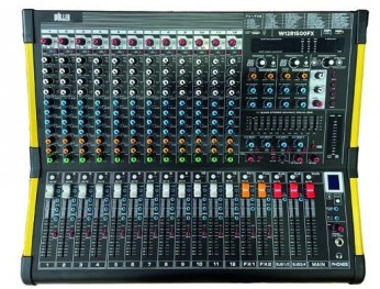 WÖLLER W12R1500FX 12 Kanal 2x750 Watt Power Mixer