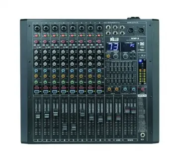 WÖLLER WMP8P 8 Kanal 2x750 Watt Power Mixer