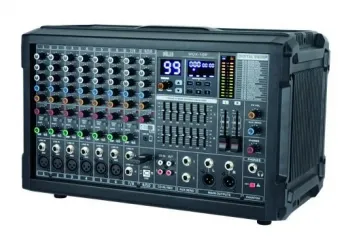 WÖLLER WUX10P 10 Kanal 2x750 Watt Power Mixer