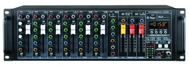 WÖLLLER WRP1800 10 Kanal 2x400 Watt Power Mixer