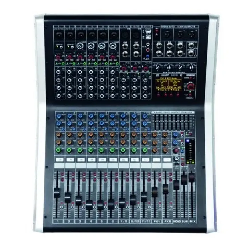 WÖLLER WPX122PRO 12 Kanal 2x1200 Watt Power Mixer