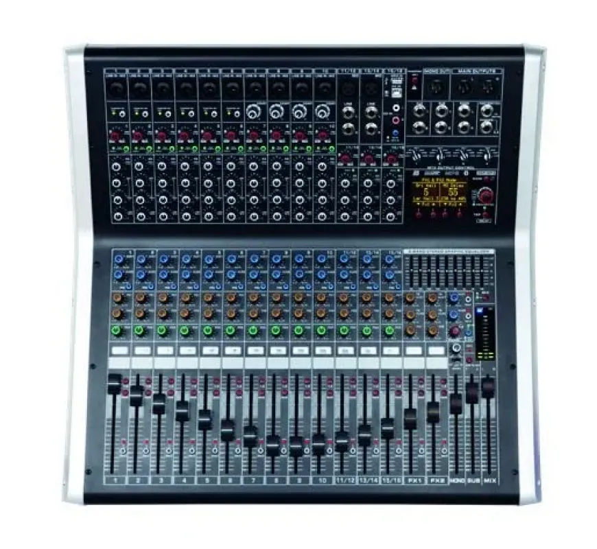 WÖLLER WPX162PRO 16 Kanal 2x1300 Watt Power Mixer
