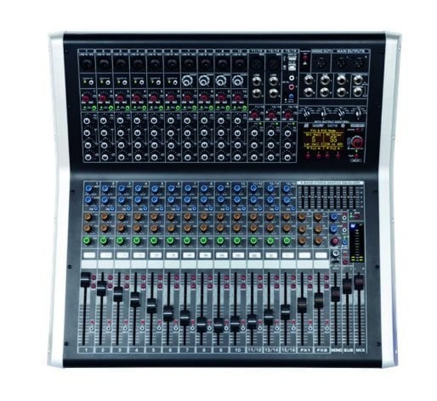 WÖLLER WPX164PRO 16 Kanal 4x1300 Watt Power Mixer
