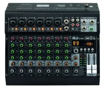 WÖLLER W809 8 Kanal Anolog Mixer
