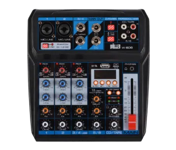 WÖLLER W606 6 Kanal Anolog Mixer