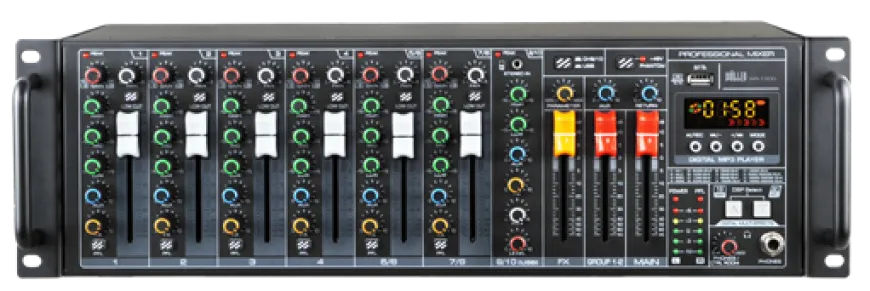 WÖLLER WR1000 10 Kanal Anolog Mixer