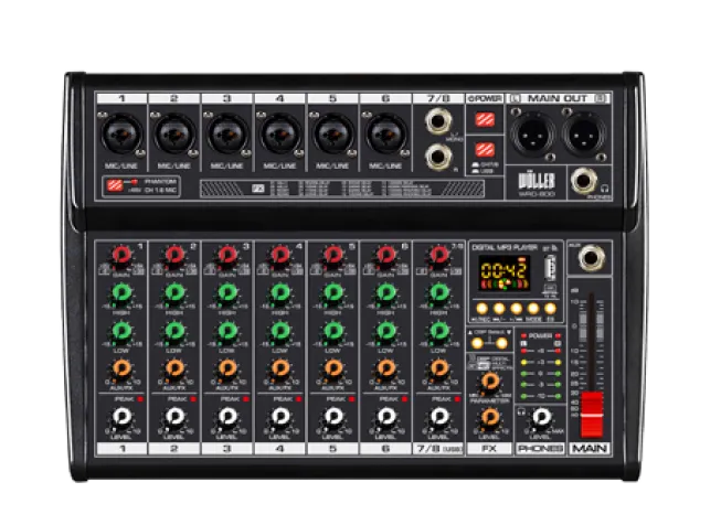 WÖLLER WRD800 8 Kanal Anolog Mixer