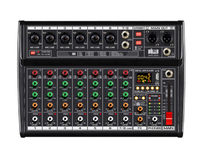 WÖLLER WRD800 8 Kanal Anolog Mixer