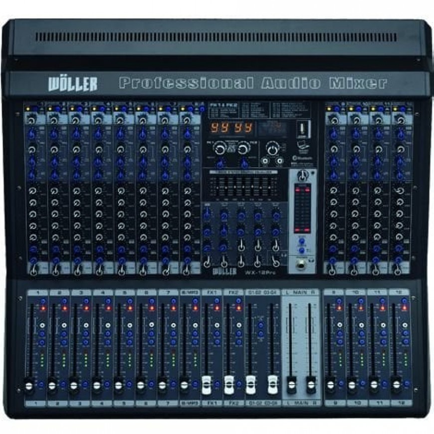 WÖLLER WX12PRO 12 Kanal Anolog Mixer