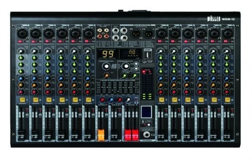 WÖLLER WDM12 12 Kanal Anolog Mixer
