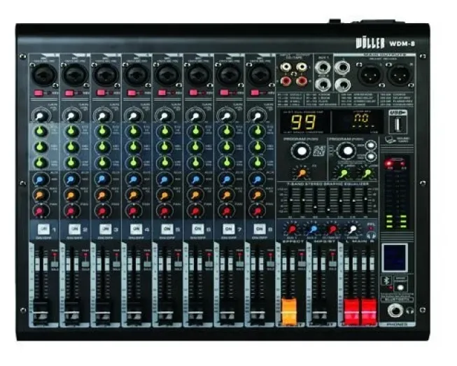 WÖLLER WDM8 8 Kanal Anolog Mixer
