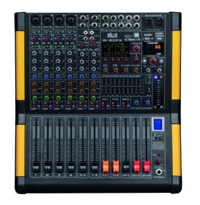 WÖLLER W80FX 8 Kanal Anolog Mixer