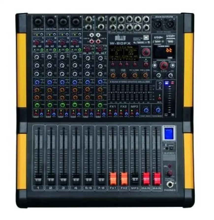WÖLLER W80FX 8 Kanal Anolog Mixer