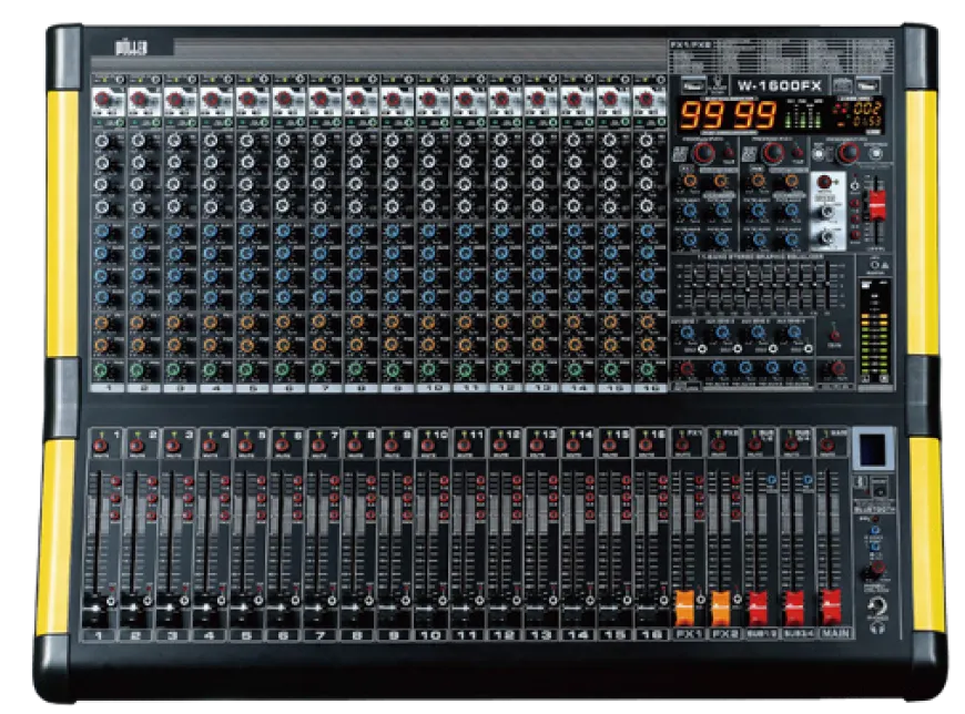 WÖLLER W1600FX 16 Kanal Anolog Mixer