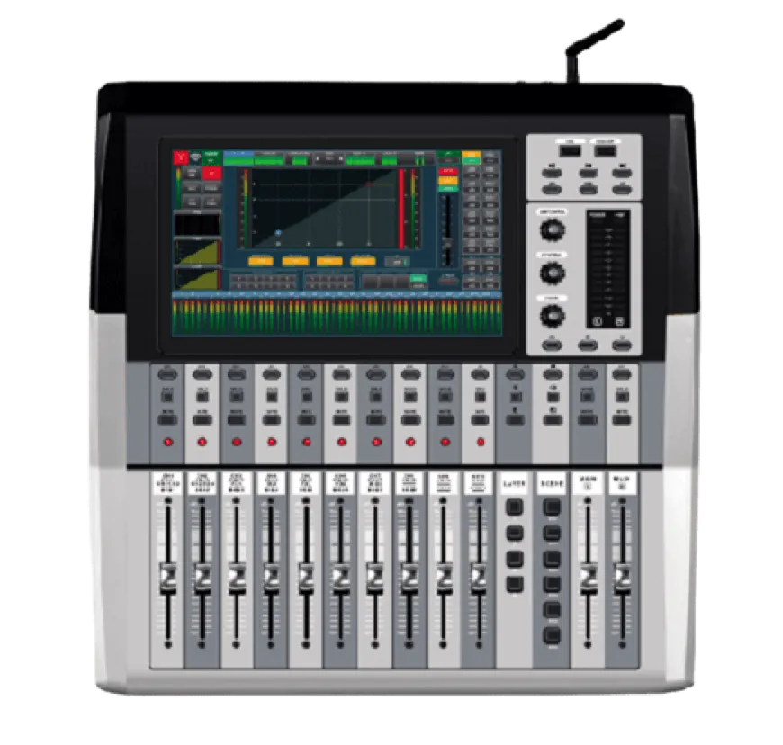 WÖLLER DWM24PRO 24 Kanal 10 Aux Digital Mixer