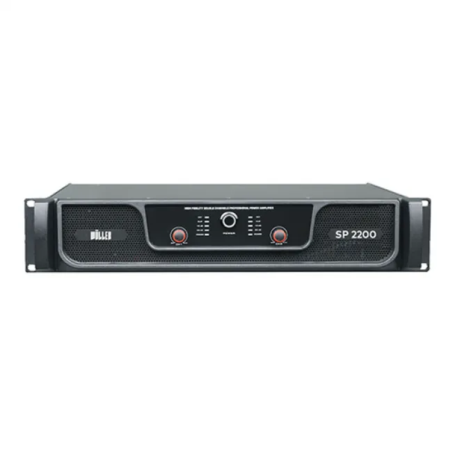 WÖLLER SP2200 2x1100 Watt Power Amfi