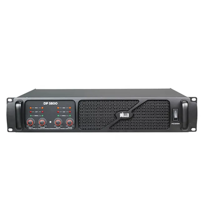 WÖLLER DP5800 4x1450 Watt Power Amfi