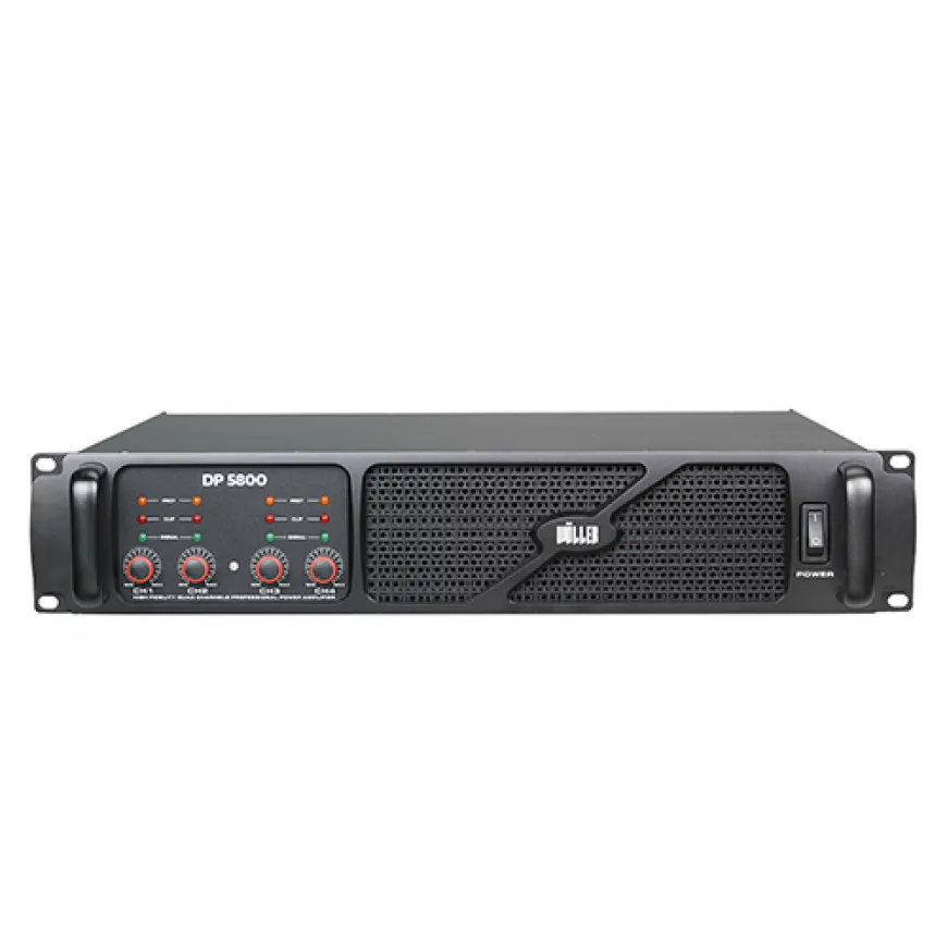 WÖLLER DP5800 4x1450 Watt Power Amfi