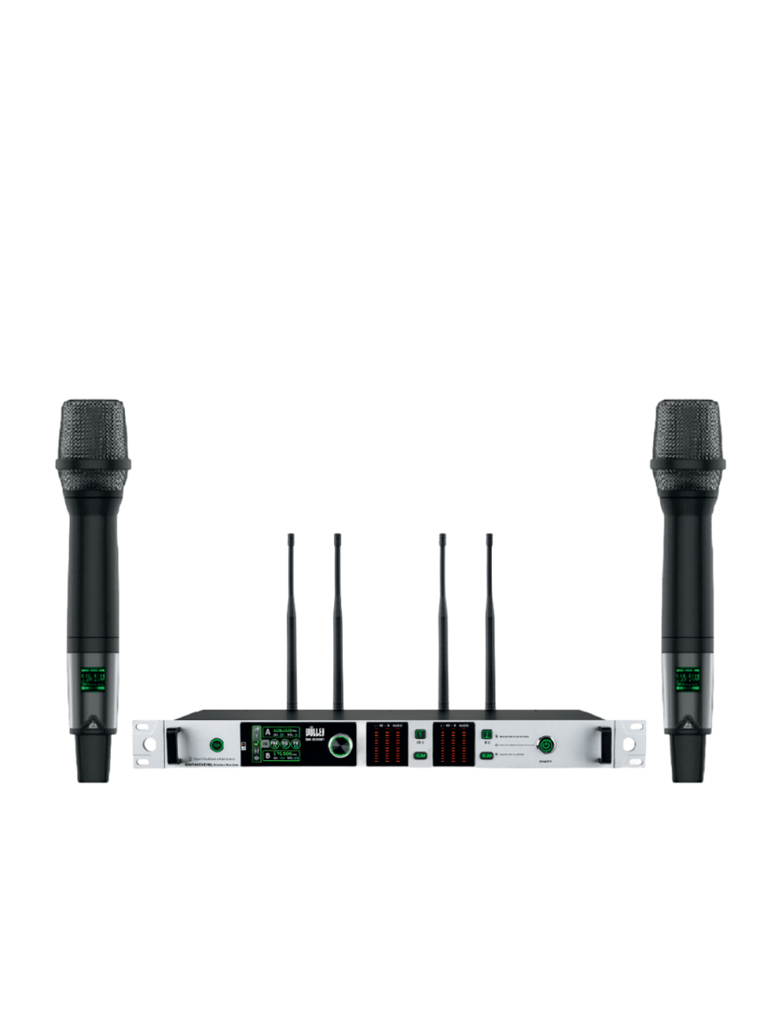 WÖLLER DW3000EE Çift El UHF Telsiz Mikrofon