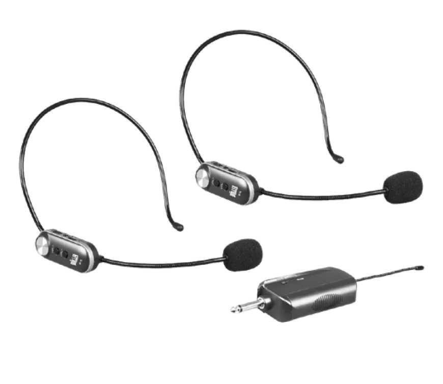 WÖLLER W16 UHF Çift Headset Telsiz Mikrofon