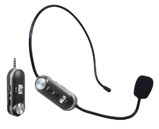 WÖLLER W14 UHF Telsiz Headset Mikrofon