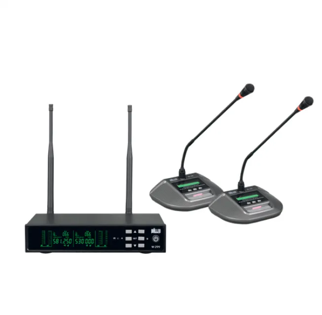 WÖLLER W299KK UHF Çift Kürsü Telsiz Mikrofon