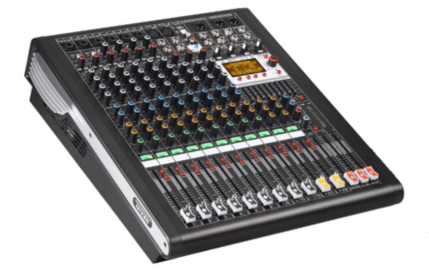 DDS DPX-PRO12 12 Kanal USB 4x1250 Watt Power Mikser